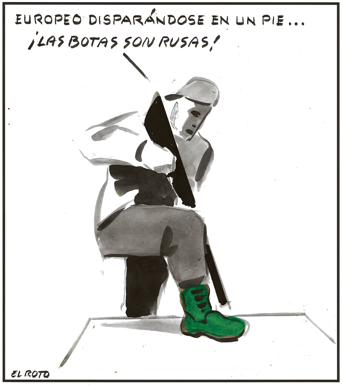 El Roto. Disparos en el pie