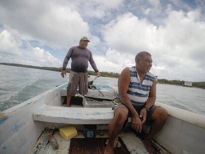 Pescadores artesanales de Belice.