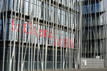 Exterior view of the 19M, Chanel's art and crafts center, in a building by architect Rudy Riccioti on the outskirts of Paris.