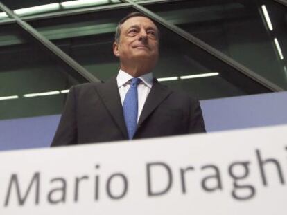 El presidente del Banco Central Europeo (BCE), Mario Draghi.