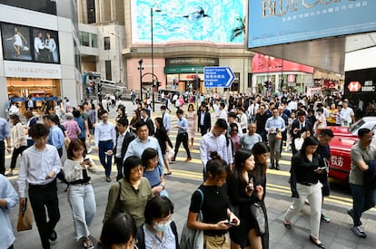 El Distrito Central de Hong Kong en China, el 12 de noviembre de 2024.