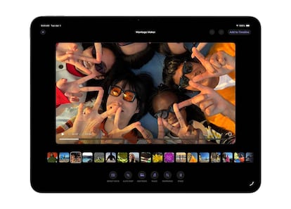 Tablet iPad con el nuevo Apple Creator Studio