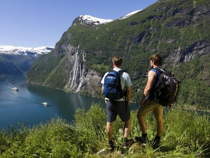 El fiordo de Geiranger, en Noruega. 