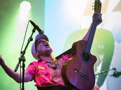 Manu Chao em um show.