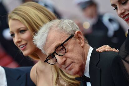 Woody Allen y Blake Lively, en Cannes.