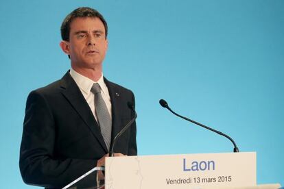 El primer ministre franc&egrave;s, Manuel Valls, aquest divendres.