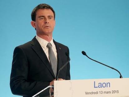 El primer ministre franc&egrave;s, Manuel Valls, aquest divendres.