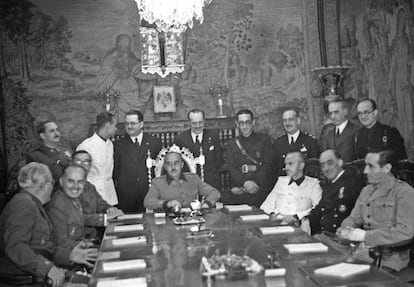 Consejo de Ministros, de 12 de agosto de 1939, presidido por Francisco Franco.