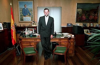 Mariano Rajoy, vicepresidente del Gobierno, en su despacho.