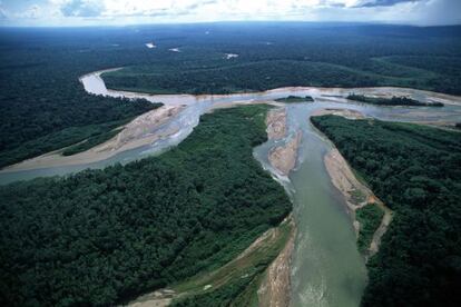 Una imagen de la selva amazónica en Perú.