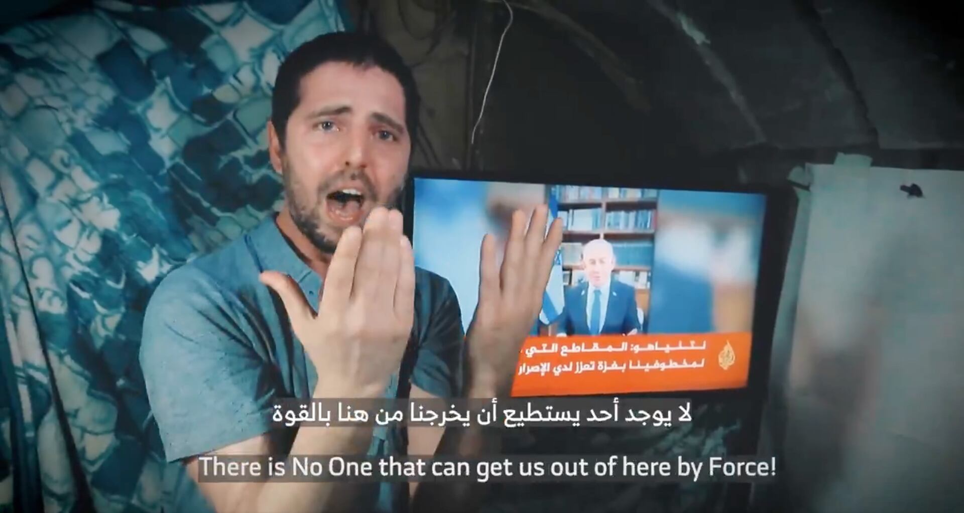 Un segundo video evidencia la desesperación del rehén colombo-israelí secuestrado por Hamás