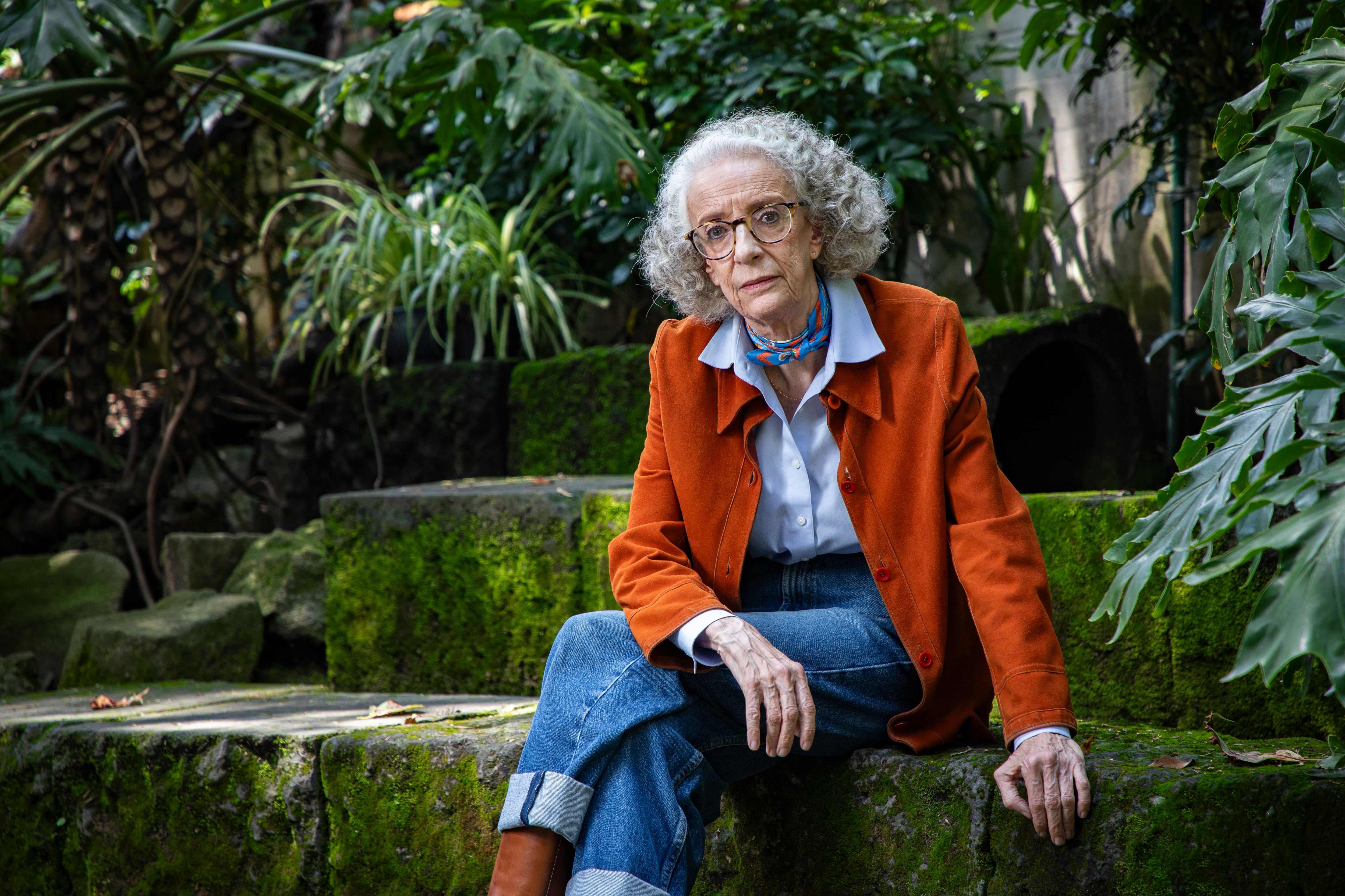 Marta Lamas en el Centro Cultural Elena Garro, en Ciudad de México, el 22 de septiembre.