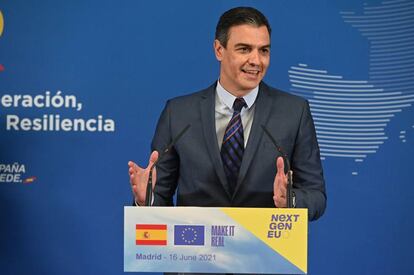 El presidente del Gobierno, Pedro Sánchez-