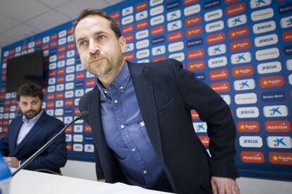 Óscar Perarnau, aquest divendres a la Ciutat Esportiva Dani Jarque.