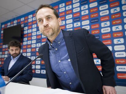 Óscar Perarnau, aquest divendres a la Ciutat Esportiva Dani Jarque.