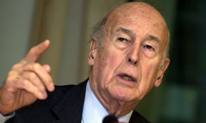 El expresidente de la República francesa, Giscard D'Estaing.