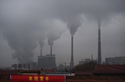 Una planta eléctrica alimentada por carbón en la provincia china de Shanxi, en una imagen de archivo.