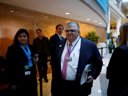 El jefe del Banco de Pagos Internacionales, Agustín Carstens, en una imagen de archivo.