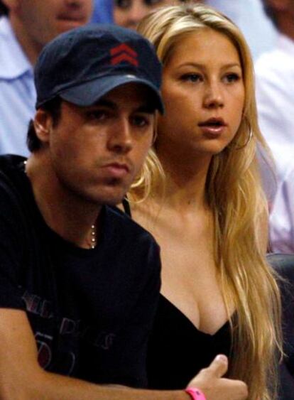 Enrique Iglesias y Ana Kournikova.