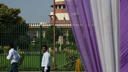 Vista general del Tribunal Supremo de India, donde se ha despenalizado el adulterio. 