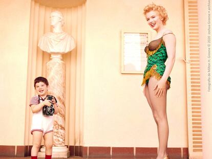 Marilyn amb Joshua Greene, el 1956.