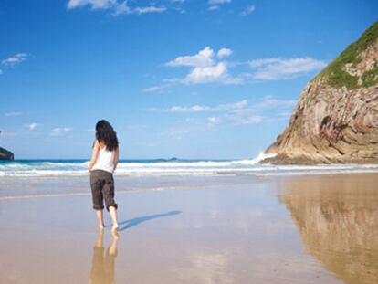 Playa de la Ballota, cerca de Llanes.