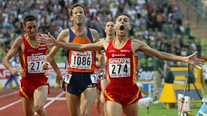 Penti, hace un año, en Múnich, cuando se proclamó campeón europeo de los 3.000 metros obstáculos.