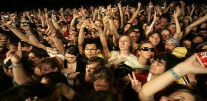 Asistentes a un concierto del FIB en Benicàssim.