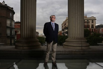 Miguel Falomir, director del museo del Prado, en el Casón del Buen Retiro.