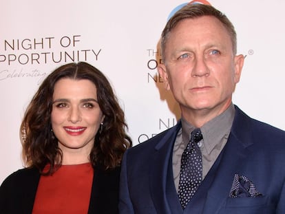 Rachel Weisz y Daniel Craig en un estreno en Nueva York en abril de 2018