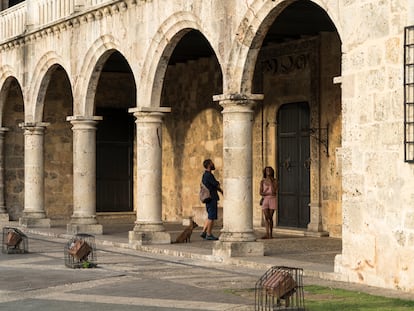 Alcázar de Colón en Santo Domingo, la capital de la República Dominicana.