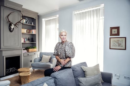 Martha Lucía Pereira, empresaria colombiana dedicada a la venta de pisos de lujo, en una vivienda a la venta en el barrio de Chueca de Madrid.