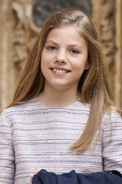 La infanta Sofía, que cumple 12 años el próximo día 29.