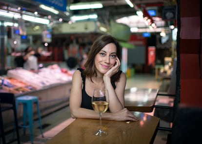 Cristina Gallego, fotografiada en el mercado de Vallehermoso, en Madrid.