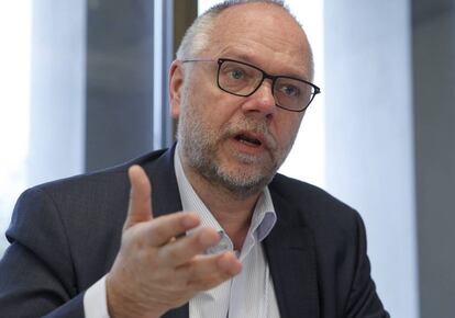 Klaus Falk, en Madrid.