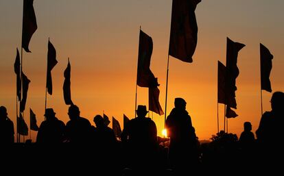 Atardecer en Glastonbury