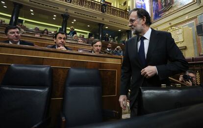 Mariano Rajoy, al Congrés dels diputats.