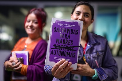 Presentación del libro ‘Salvavidas para madres autónomas’, de la abogada y activista feminista Diana Luz Vázquez, el 22 de octubre 2024. 
