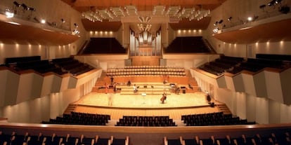 La sala principal del Palau de la Música de Valencia, José Iturbi, con un aforo de casi 1800 localidades.