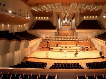 La sala principal del Palau de la Música de Valencia, José Iturbi, con un aforo de casi 1800 localidades.