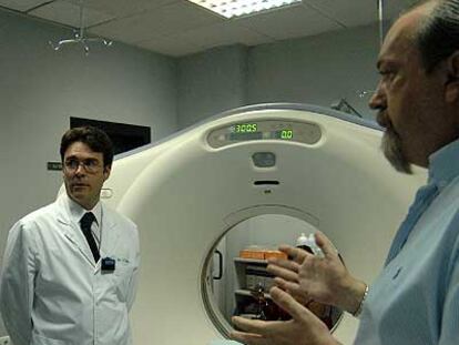 Aparato TAC volumétrico instalado en el Hospital General Universitario de Valencia.