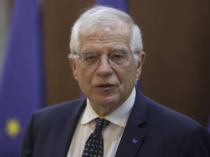 Josep Borrell, en Jordania el pasado 2 de febrero.