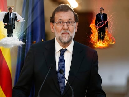 El Rajoy bueno y el Rajoy malo insisten en dar su opinión a Rajoy, pero Rajoy solo se escucha a sí mismo.