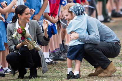 Otra de las cercanas instanáneas de la pareja en Australia.