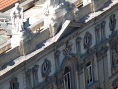 Imagen de la fachada del Tribunal Supremo.