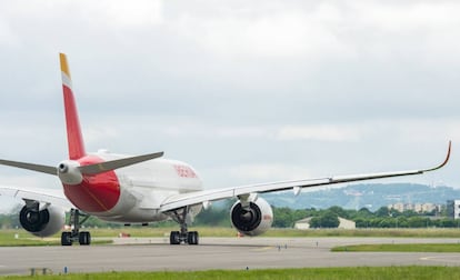 Uno de los Airbus A350 de Iberia.