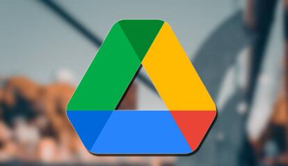 Logod e Google Drive con fondo