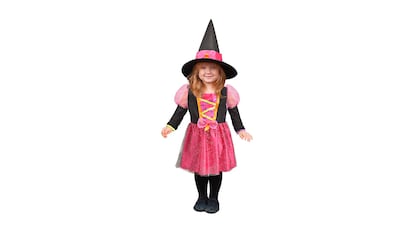 Disfraces de Halloween sobre fondo blanco.