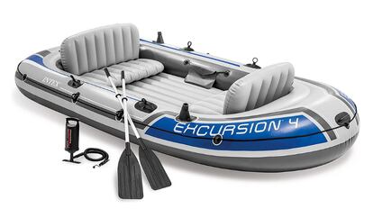 Barca hinchable para pesca y excursiones Intex 68324NP