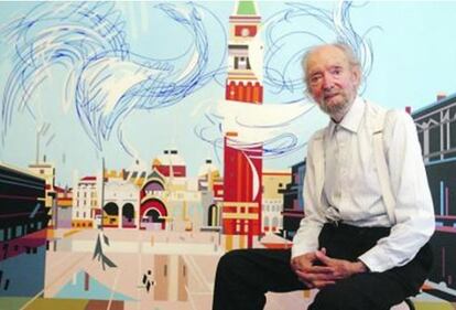 El artista portugués Nadir Afonso.